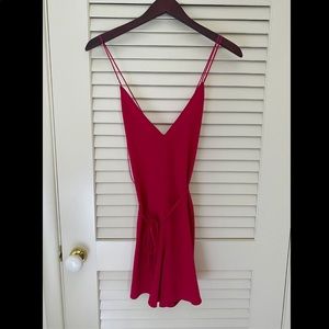 Wilfred Dark Pink Tank Top Romper